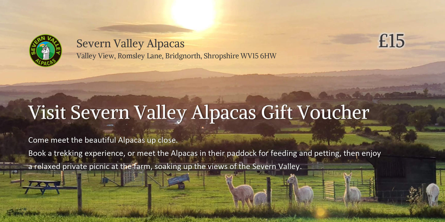 Severn Valley Alpacas Gift Vouchers
